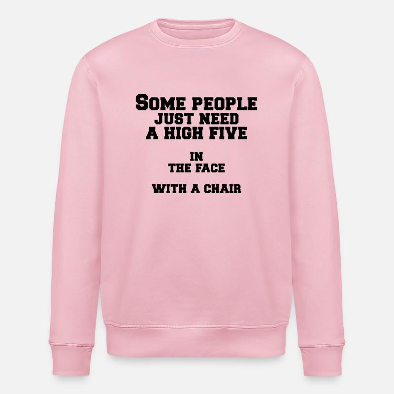 some people - Stanley/Stella Unisex Bio-Sweatshirt ROLLER - Hellrosa