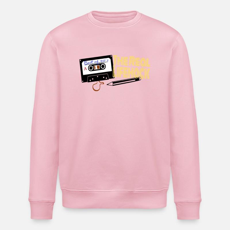 the real life hack - Stanley/Stella Unisex Bio-Sweatshirt ROLLER - Hellrosa