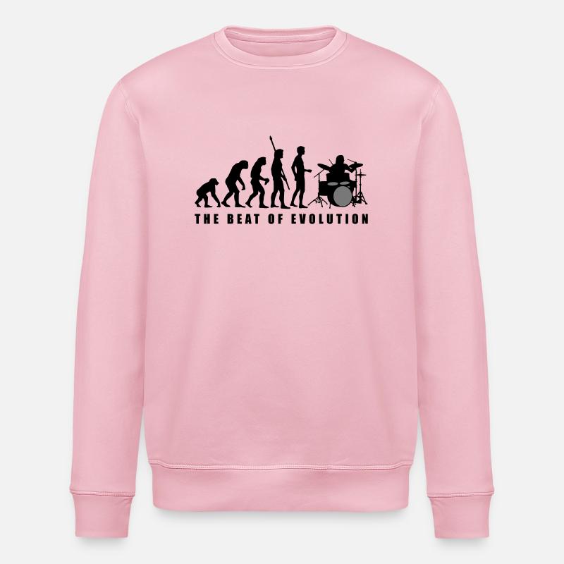 evolution_drummer_c_2c - Sweat bio ROLLER Stanley/Stella Unisexe - rose pâle