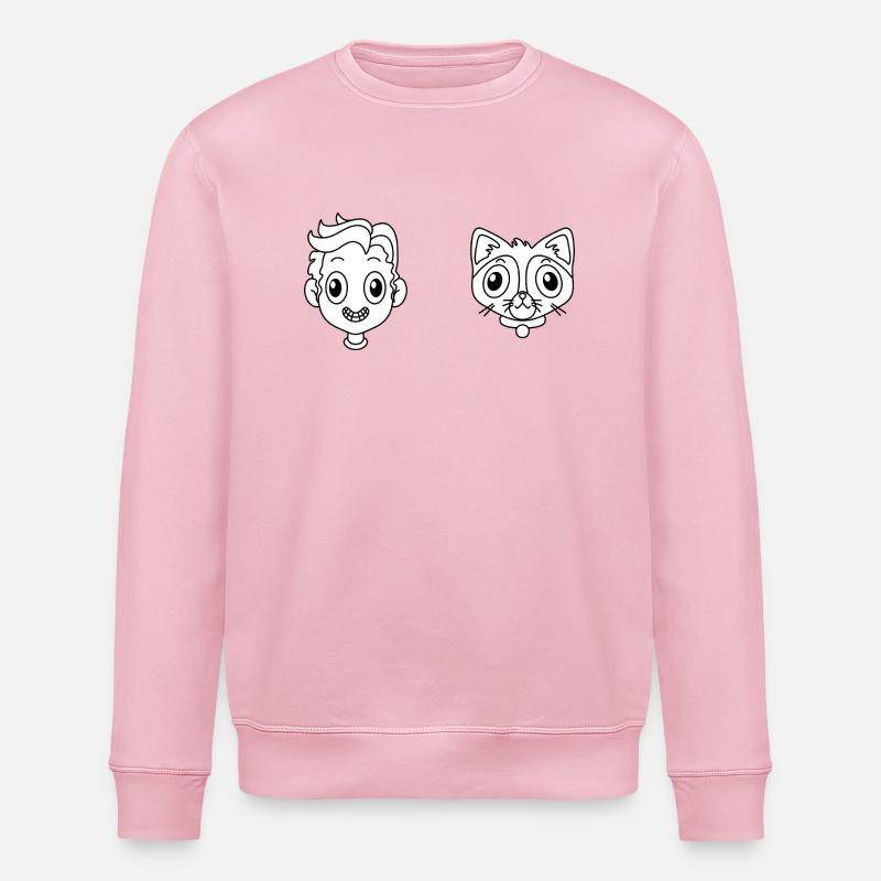 Chat de compagnie - Sweat bio ROLLER Stanley/Stella Unisexe - rose pâle