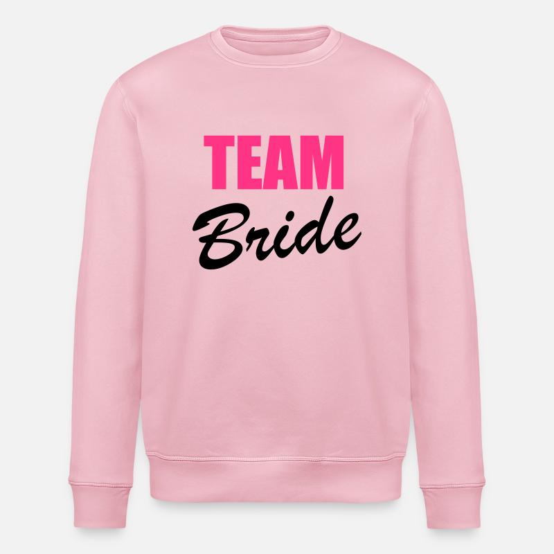 Team Bride - Sweat bio ROLLER Stanley/Stella Unisexe - rose pâle