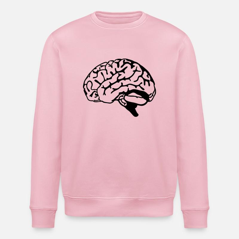 brain - Stanley/Stella ROLLER Unisex Organic Sweatshirt - cotton pink