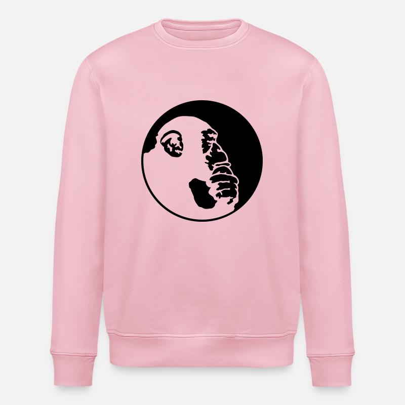 chimpanzee - Sweat bio ROLLER Stanley/Stella Unisexe - rose pâle
