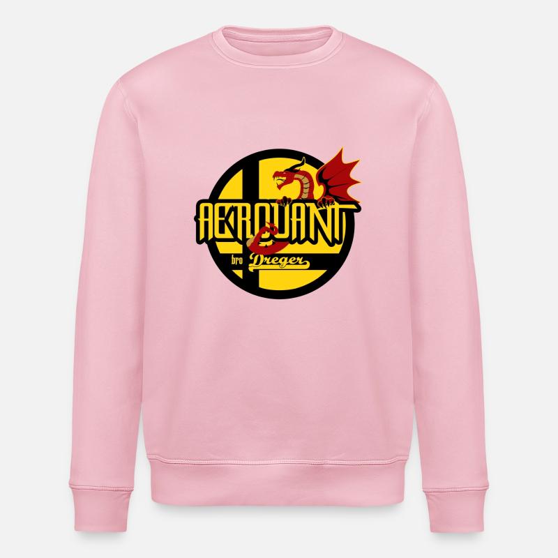 Dragons du Trégor - Sweat bio ROLLER Stanley/Stella Unisexe - rose pâle