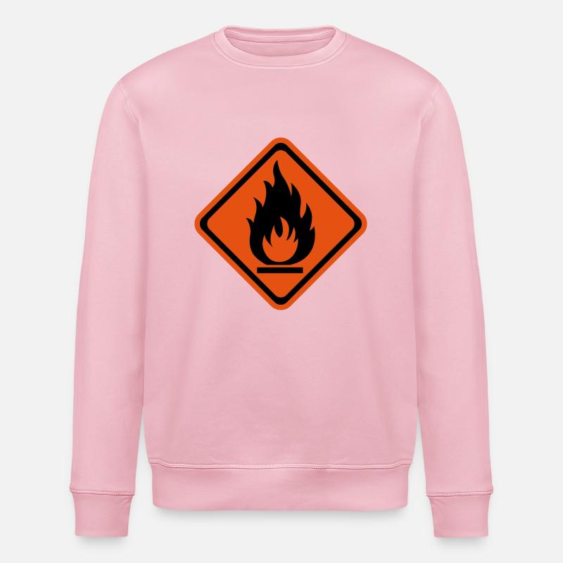 entflammbar - Stanley/Stella Unisex Bio-Sweatshirt ROLLER - Hellrosa