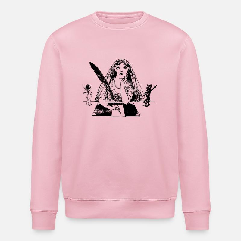 Autorin - Stanley/Stella Unisex Bio-Sweatshirt ROLLER - Hellrosa