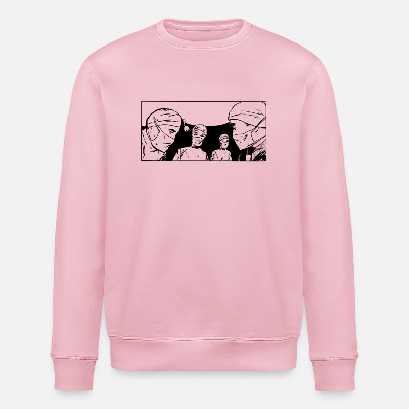 opération - Sweat bio ROLLER Stanley/Stella Unisexe - rose pâle