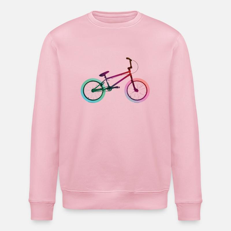 Regenbogen BMX - Stanley/Stella Unisex Bio-Sweatshirt ROLLER - Hellrosa