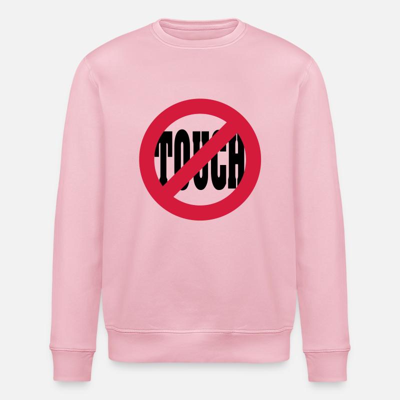 Ne touchez pas - Sweat bio ROLLER Stanley/Stella Unisexe - rose pâle