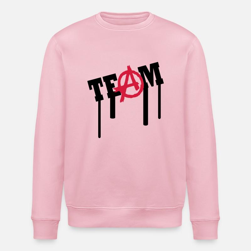 a team graffiti - Stanley/Stella ROLLER Unisex Organic Sweatshirt - cotton pink