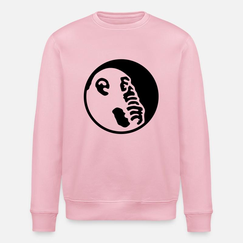 Denkeraffe Klein - Stanley/Stella Unisex Bio-Sweatshirt ROLLER - Hellrosa