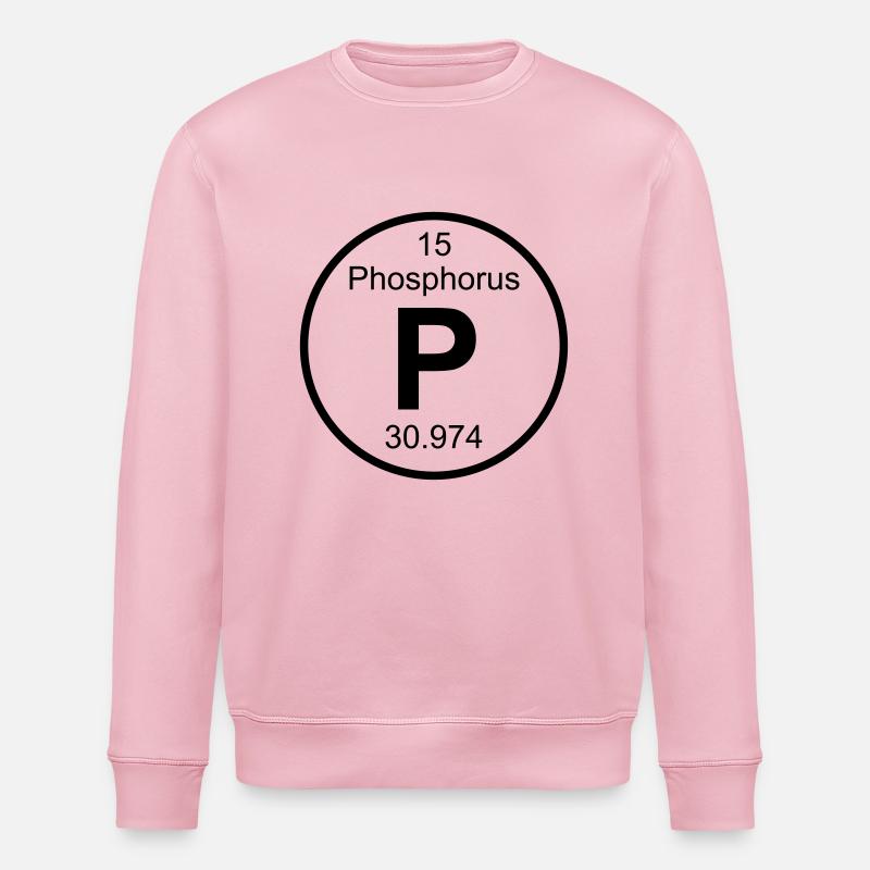 Phosphorus (P) (element 15) - Stanley/Stella ROLLER Unisex Organic Sweatshirt - cotton pink