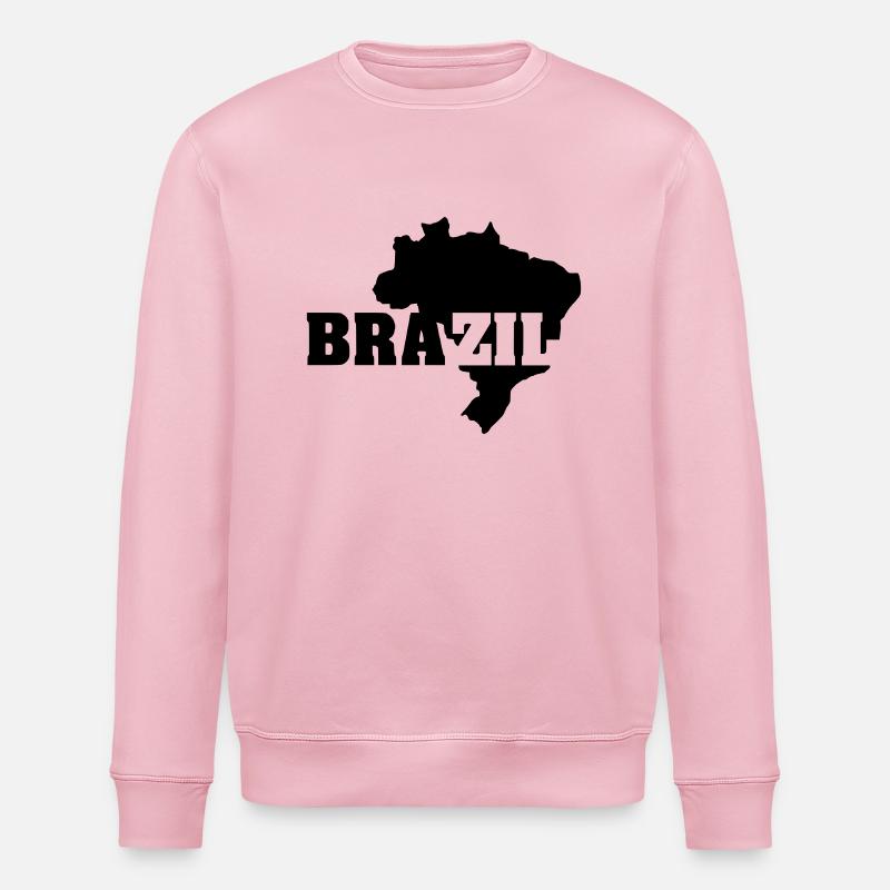 Brazil (ID: 002004) - Stanley/Stella Unisex Bio-Sweatshirt ROLLER - Hellrosa