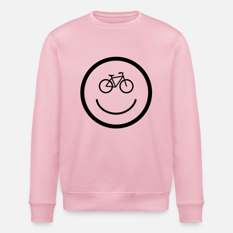 Faire du vélo - Sweat bio ROLLER Stanley/Stella Unisexe - rose pâle