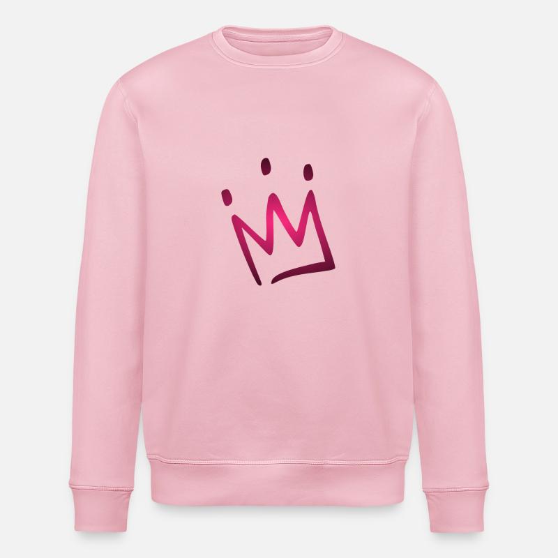 Krone Rosa - Stanley/Stella Unisex Bio-Sweatshirt ROLLER - Hellrosa