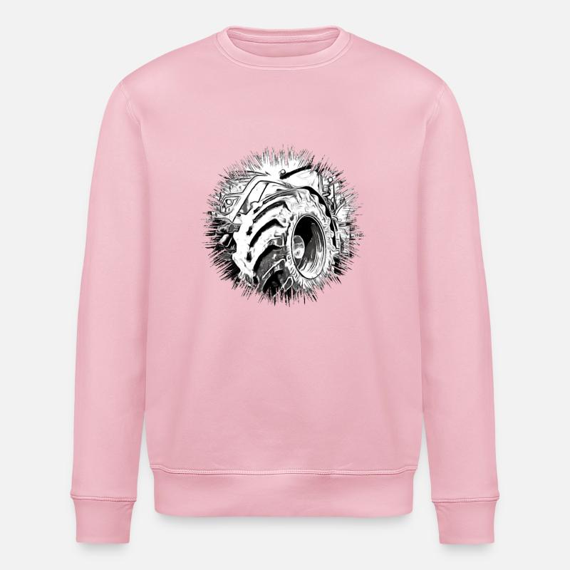 Traktor - Stanley/Stella Unisex Bio-Sweatshirt ROLLER - Hellrosa