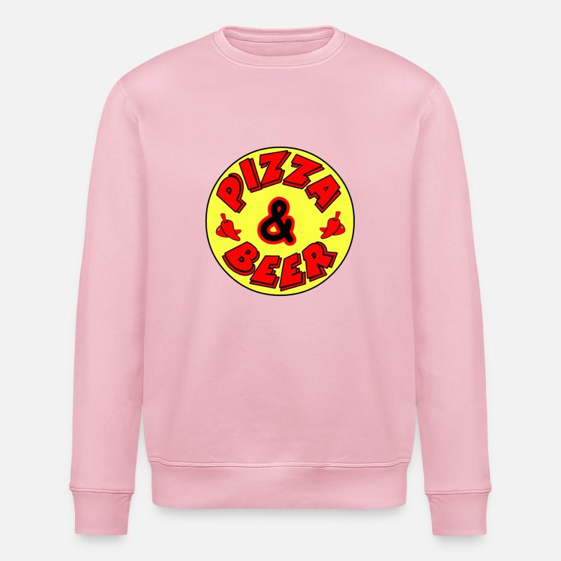 Pizza - Stanley/Stella Unisex Bio-Sweatshirt ROLLER - Hellrosa
