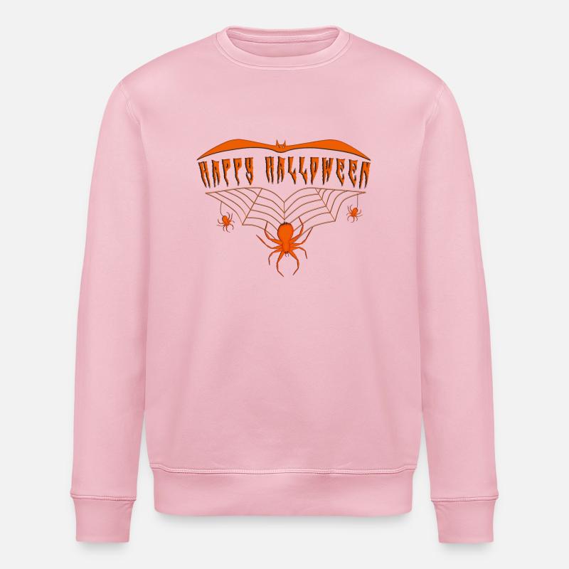Halloween Happy Halloween - Stanley/Stella Unisex Bio-Sweatshirt ROLLER - Hellrosa