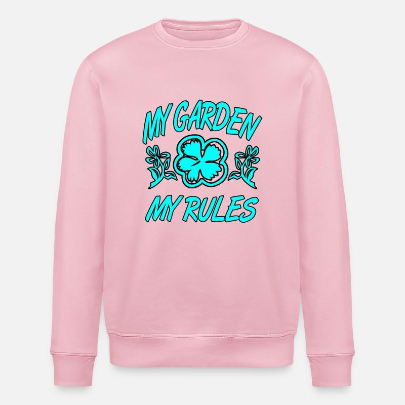 Jardin - Sweat bio ROLLER Stanley/Stella Unisexe - rose pâle