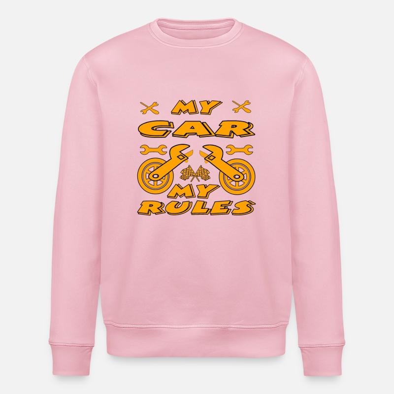 Car - Stanley/Stella ROLLER Unisex Organic Sweatshirt - cotton pink