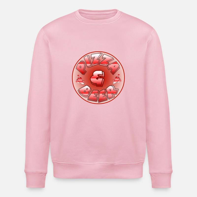 Pizza - Stanley/Stella Unisex Bio-Sweatshirt ROLLER - Hellrosa