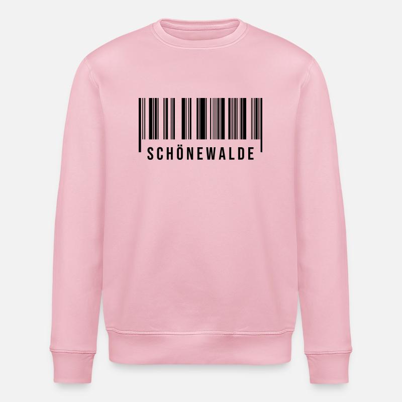 Schönewalde Strichcode - Stanley/Stella Unisex Bio-Sweatshirt ROLLER - Hellrosa