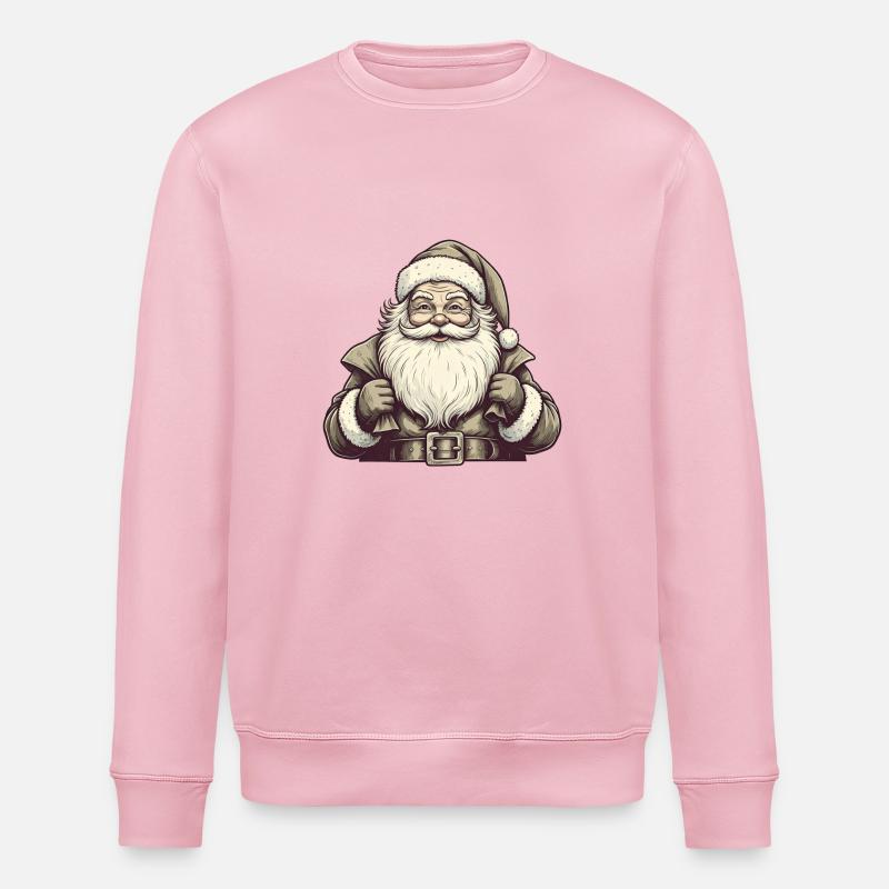 Weihnachtsmann - Stanley/Stella Unisex Bio-Sweatshirt ROLLER - Hellrosa