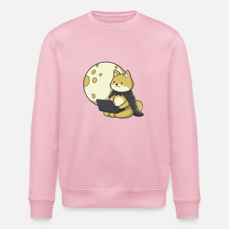Magic Degen - Moon - Stanley/Stella Unisex Bio-Sweatshirt ROLLER - Hellrosa
