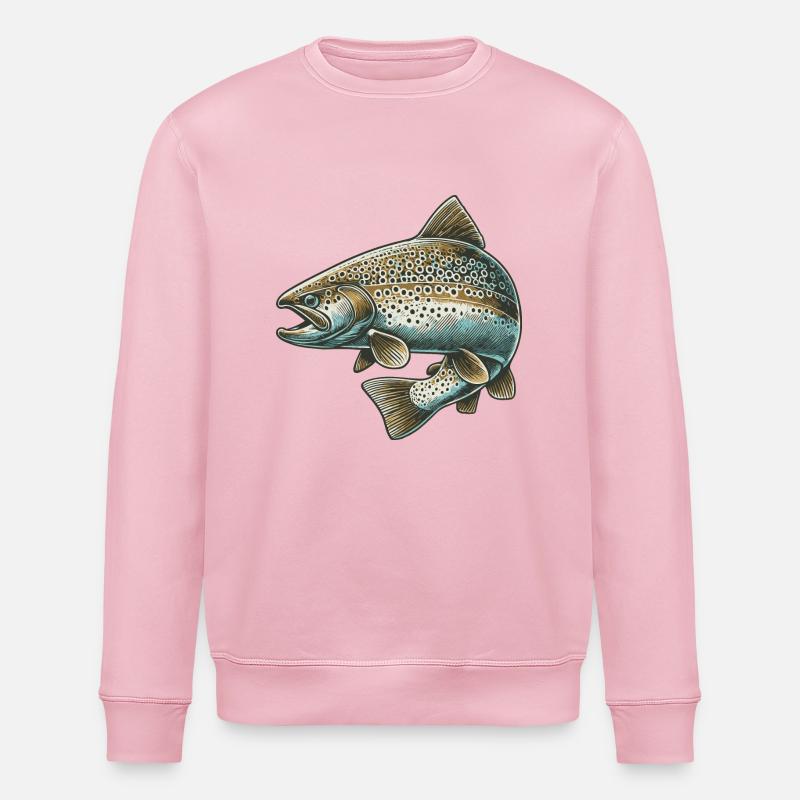 Lachs - Stanley/Stella Unisex Bio-Sweatshirt ROLLER - Hellrosa