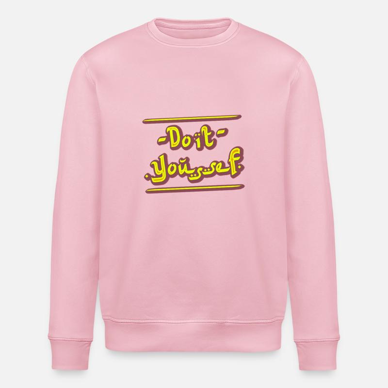 DO IT YOUSSEF ! (DIY) - Sweat bio ROLLER Stanley/Stella Unisexe - rose pâle