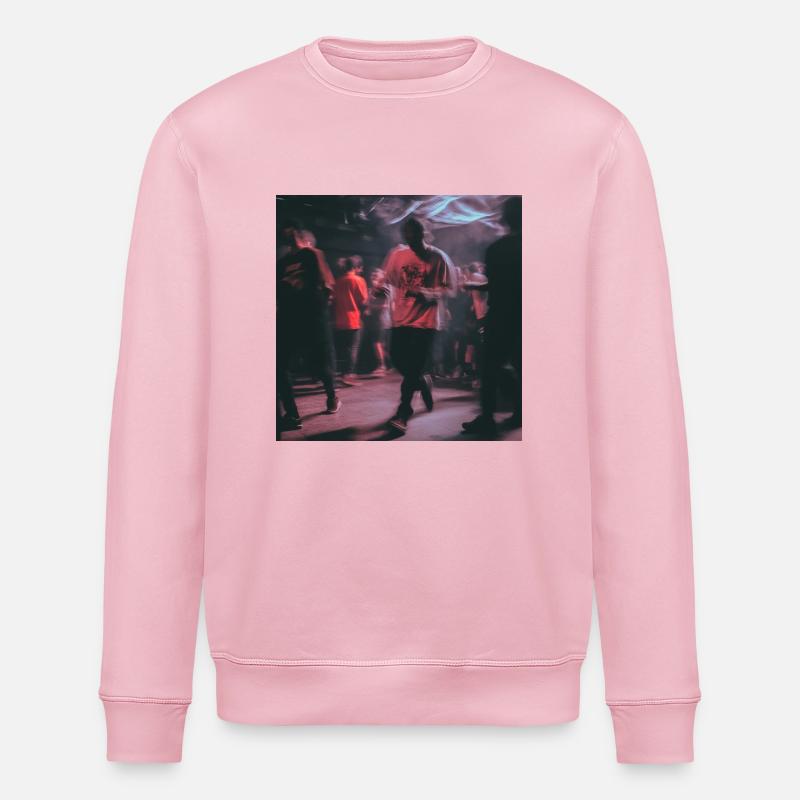 Techno dude - Stanley/Stella Unisex Bio-Sweatshirt ROLLER - Hellrosa