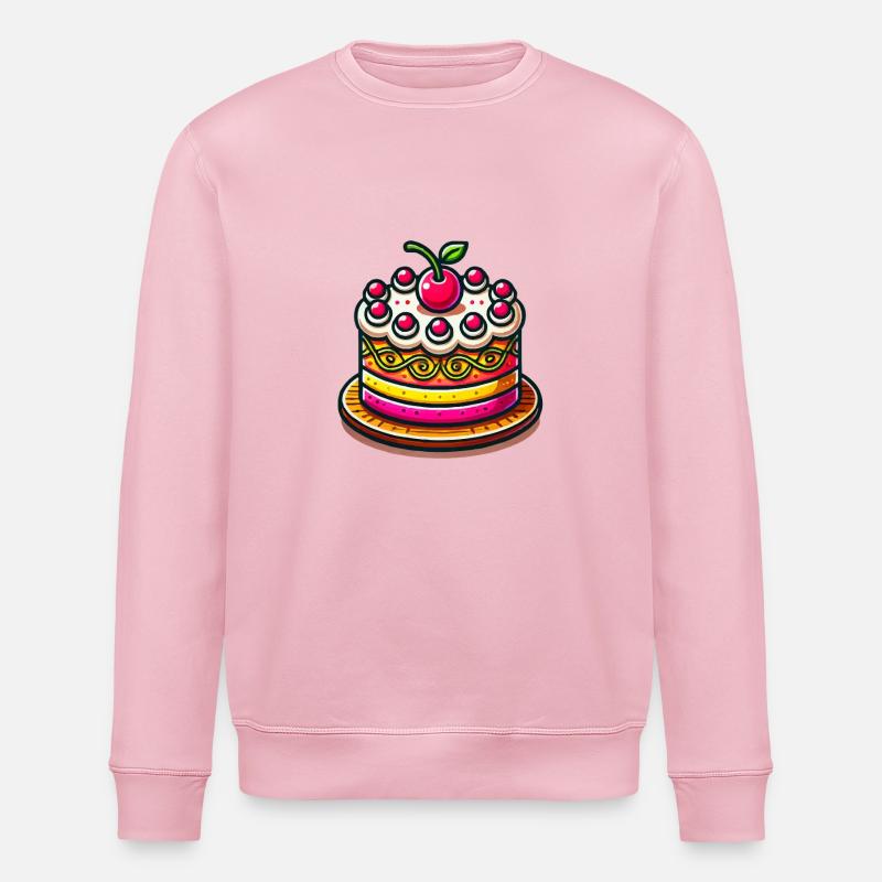 torte comic - Stanley/Stella Unisex Bio-Sweatshirt ROLLER - Hellrosa