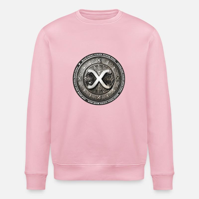 x coin - Stanley/Stella Unisex Bio-Sweatshirt ROLLER - Hellrosa