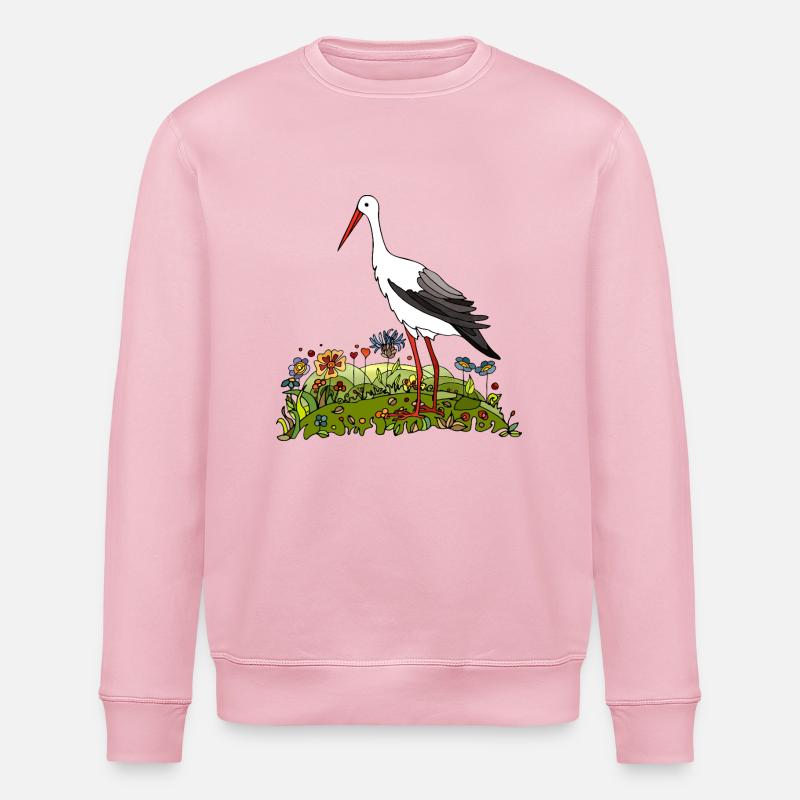 Storchvogel - Stanley/Stella Unisex Bio-Sweatshirt ROLLER - Hellrosa