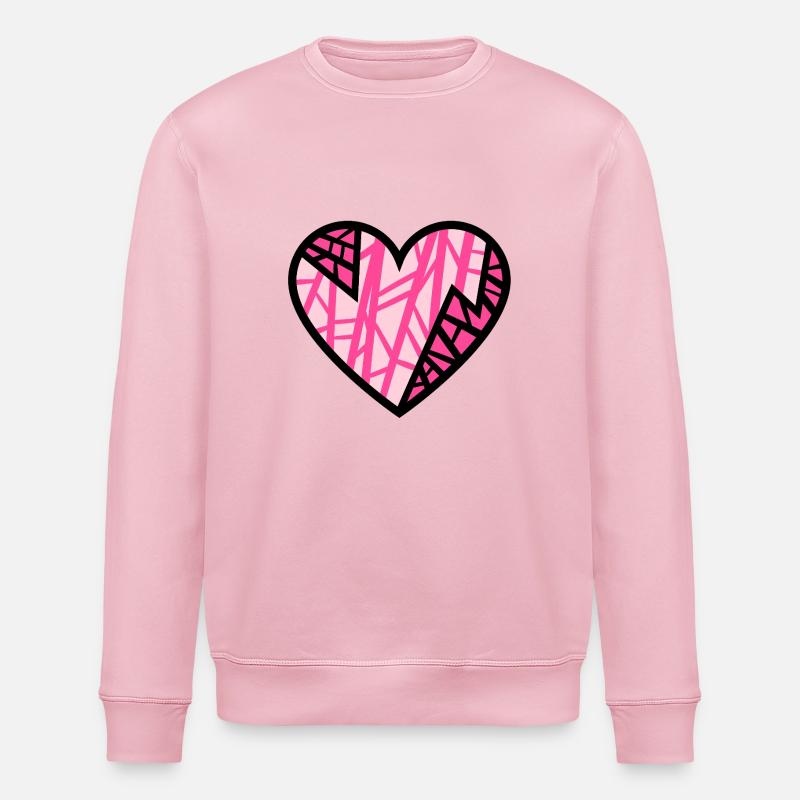 Zärtlichkeit - Stanley/Stella Unisex Bio-Sweatshirt ROLLER - Hellrosa