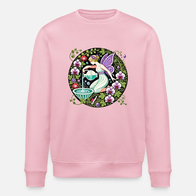 Wassermann Fee - Stanley/Stella Unisex Bio-Sweatshirt ROLLER - Hellrosa