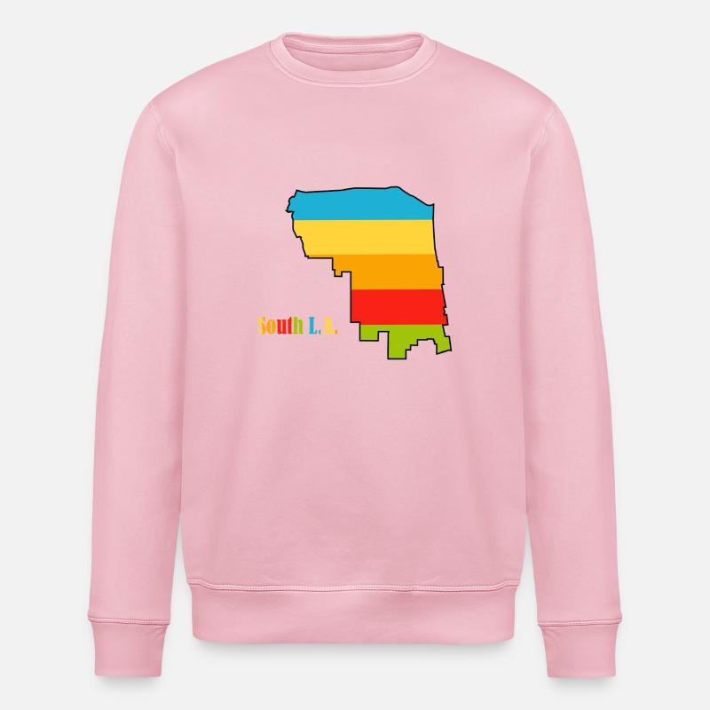 Sud de L.A. - Sweat bio ROLLER Stanley/Stella Unisexe - rose pâle