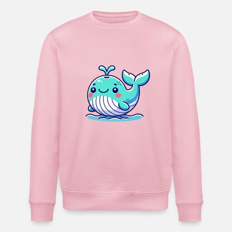 wal comic - Stanley/Stella Unisex Bio-Sweatshirt ROLLER - Hellrosa