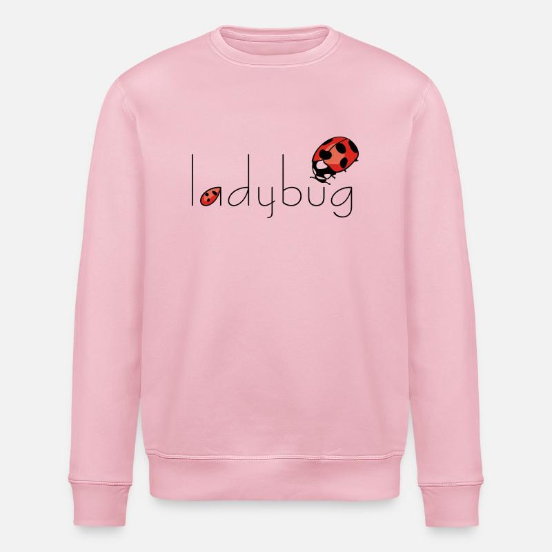 ladybug Marienkäfer - Stanley/Stella Unisex Bio-Sweatshirt ROLLER - Hellrosa