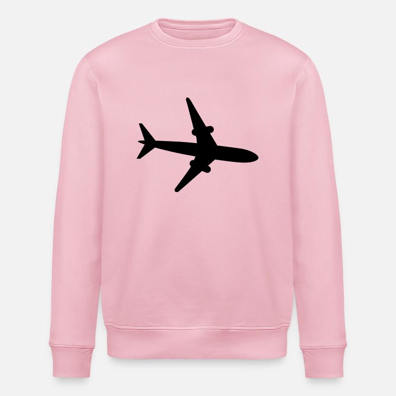 avion - Sweat bio ROLLER Stanley/Stella Unisexe - rose pâle