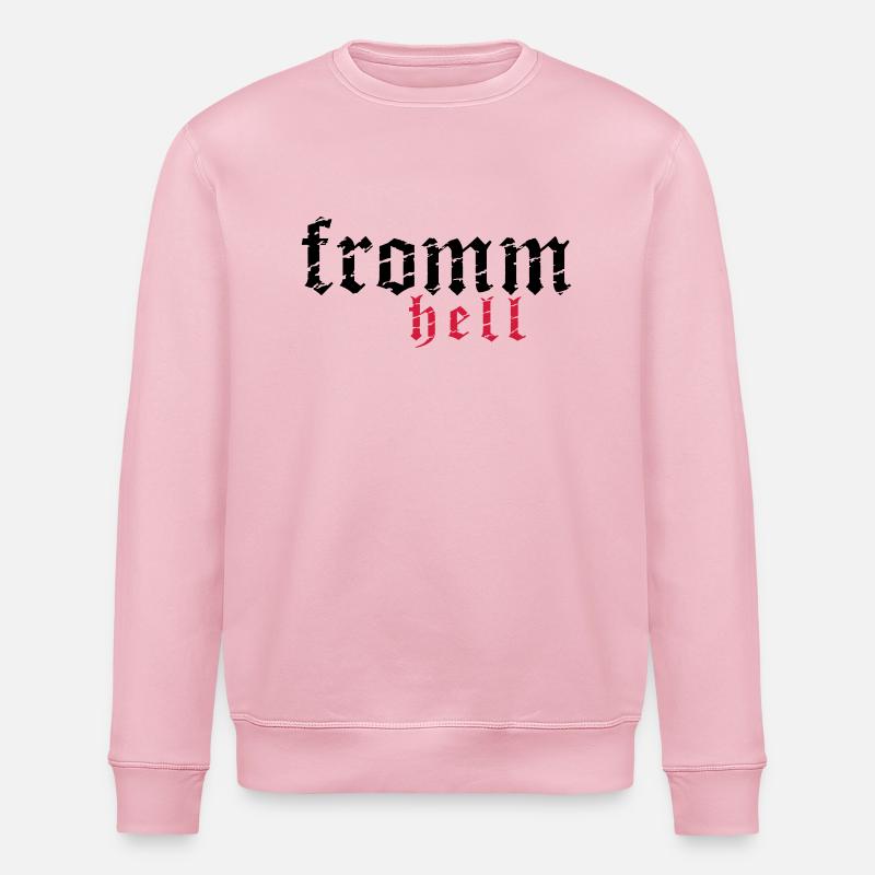 fromm hell_vec_2 fr - Sweat bio ROLLER Stanley/Stella Unisexe - rose pâle