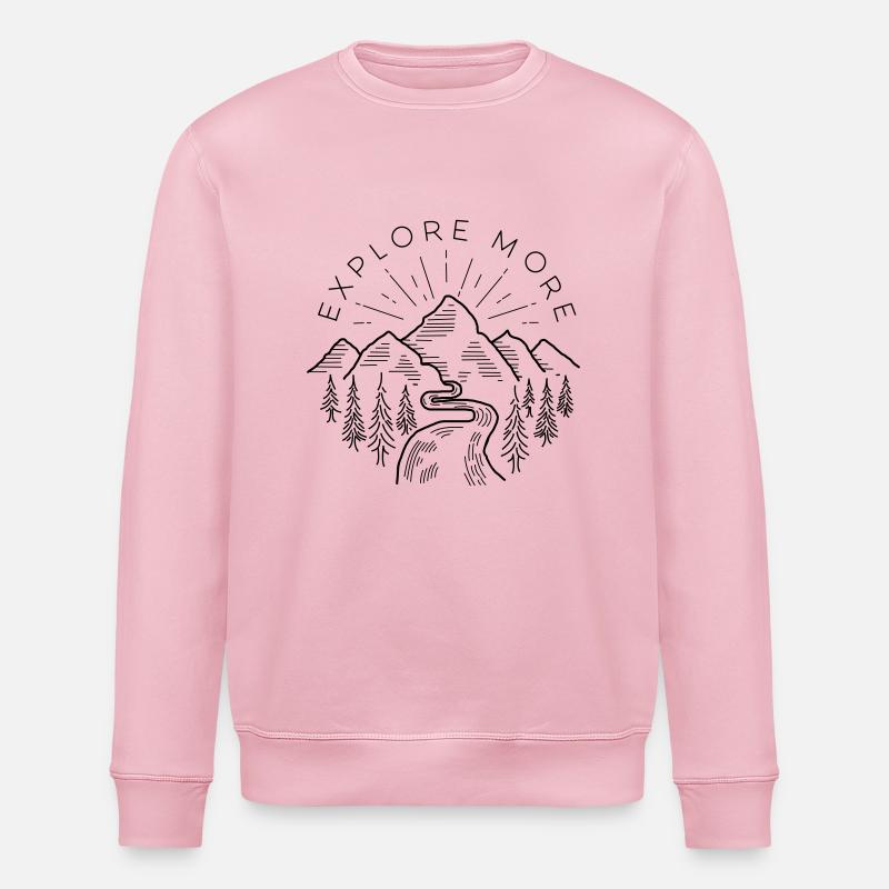 Explore more - Stanley/Stella ROLLER Unisex Organic Sweatshirt - cotton pink