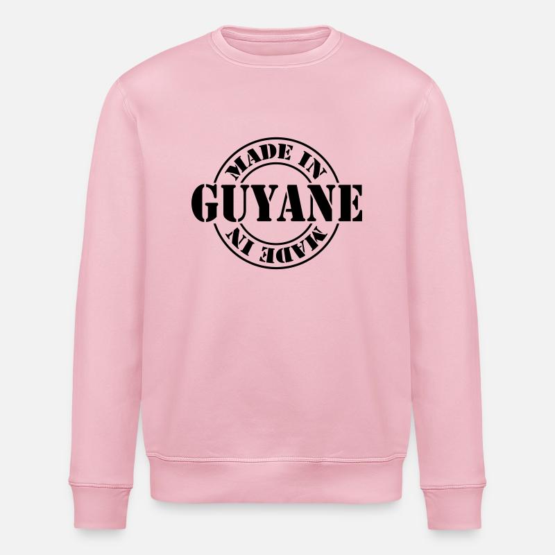 made in guyane m1k2 - Sweat bio ROLLER Stanley/Stella Unisexe - rose pâle
