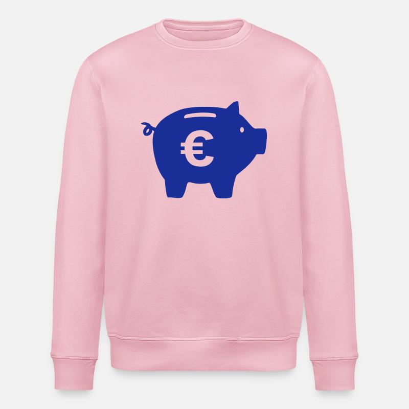 Sparschwein - Stanley/Stella Unisex Bio-Sweatshirt ROLLER - Hellrosa