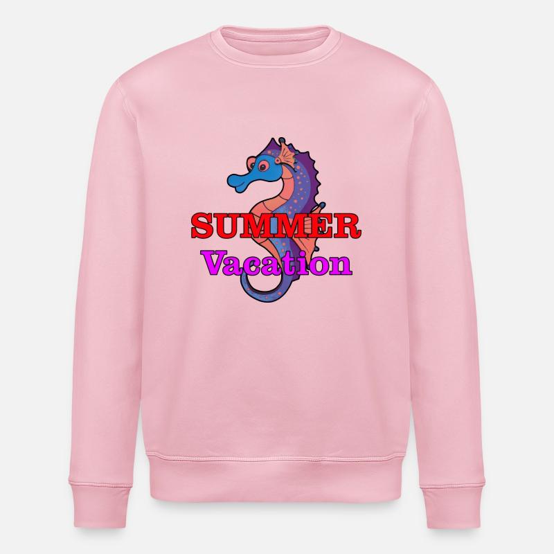 Seepferdchen - Stanley/Stella Unisex Bio-Sweatshirt ROLLER - Hellrosa