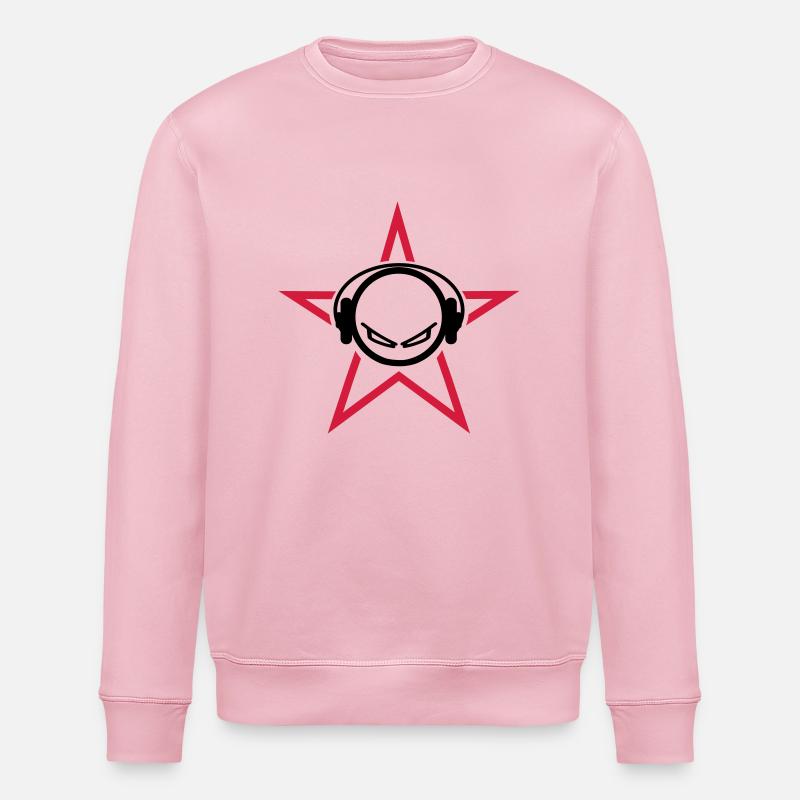 DJ - Sweat bio ROLLER Stanley/Stella Unisexe - rose pâle