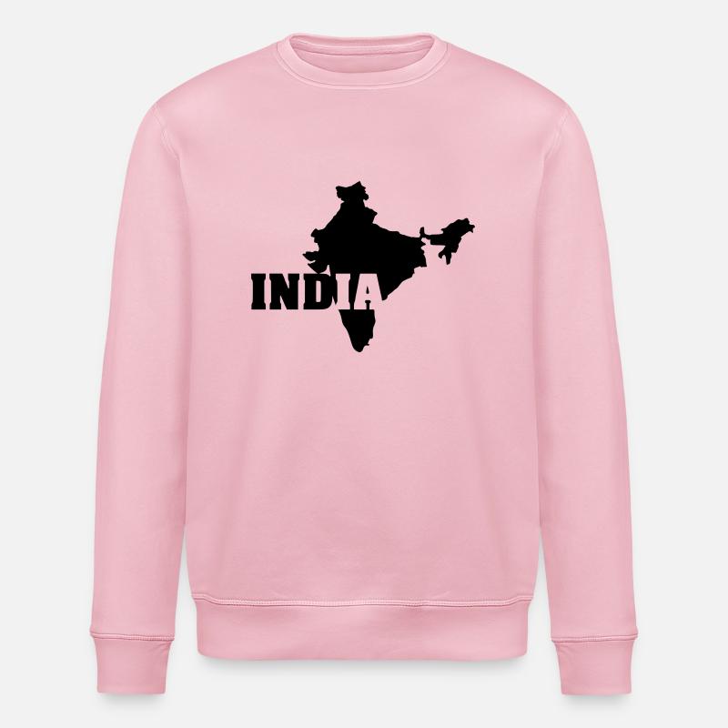 Inde (ID: 002004) - Sweat bio ROLLER Stanley/Stella Unisexe - rose pâle