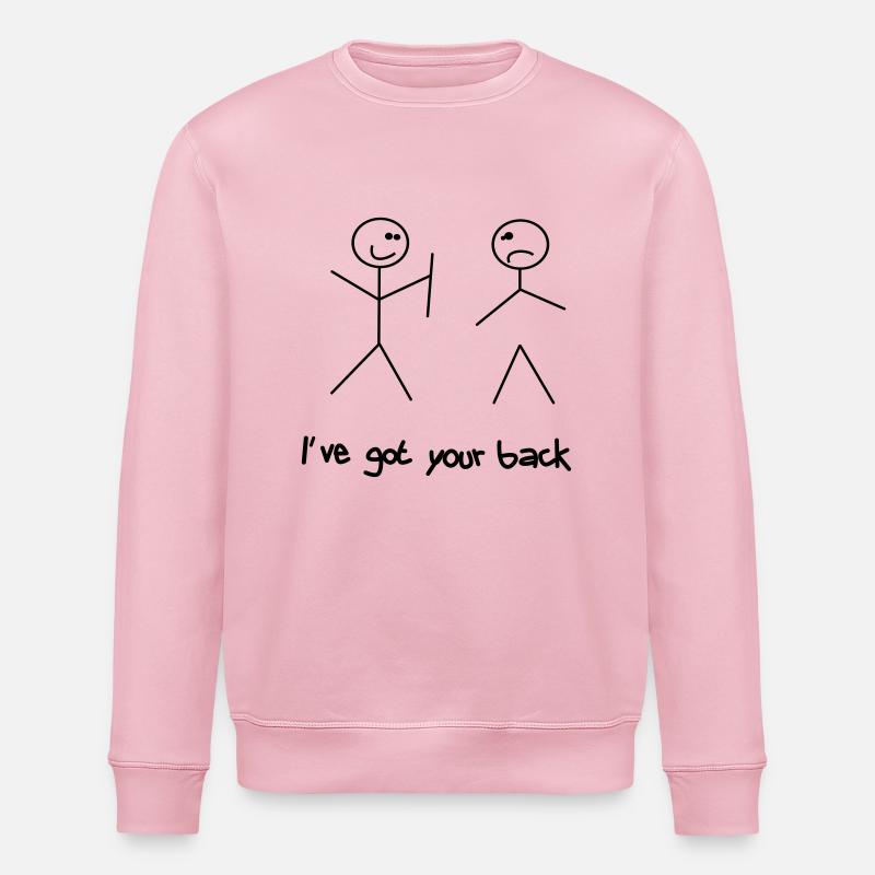 Got your back - Sweat bio ROLLER Stanley/Stella Unisexe - rose pâle