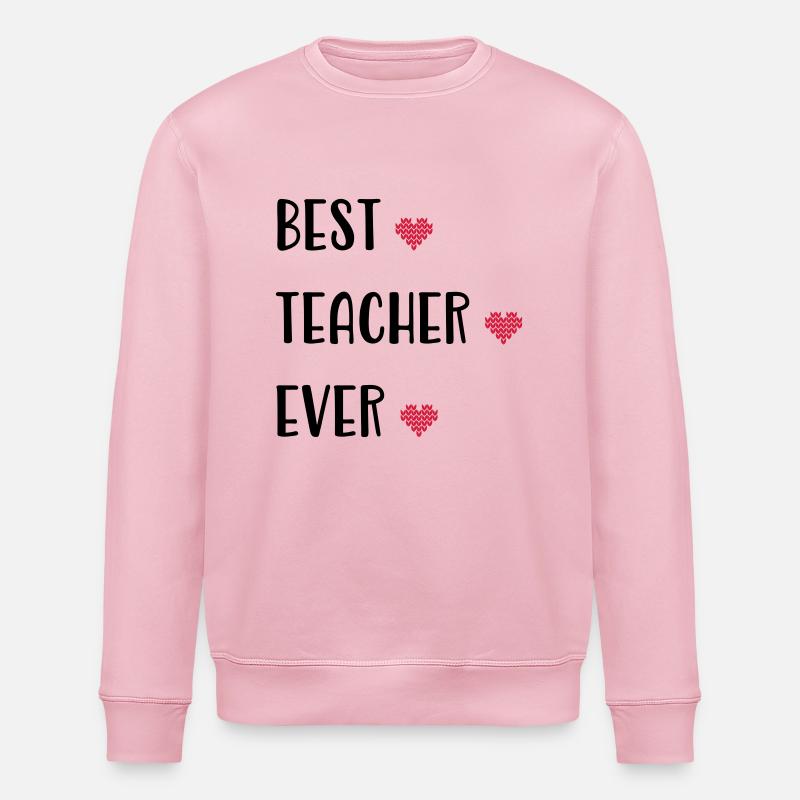 Enseignant - Sweat bio ROLLER Stanley/Stella Unisexe - rose pâle