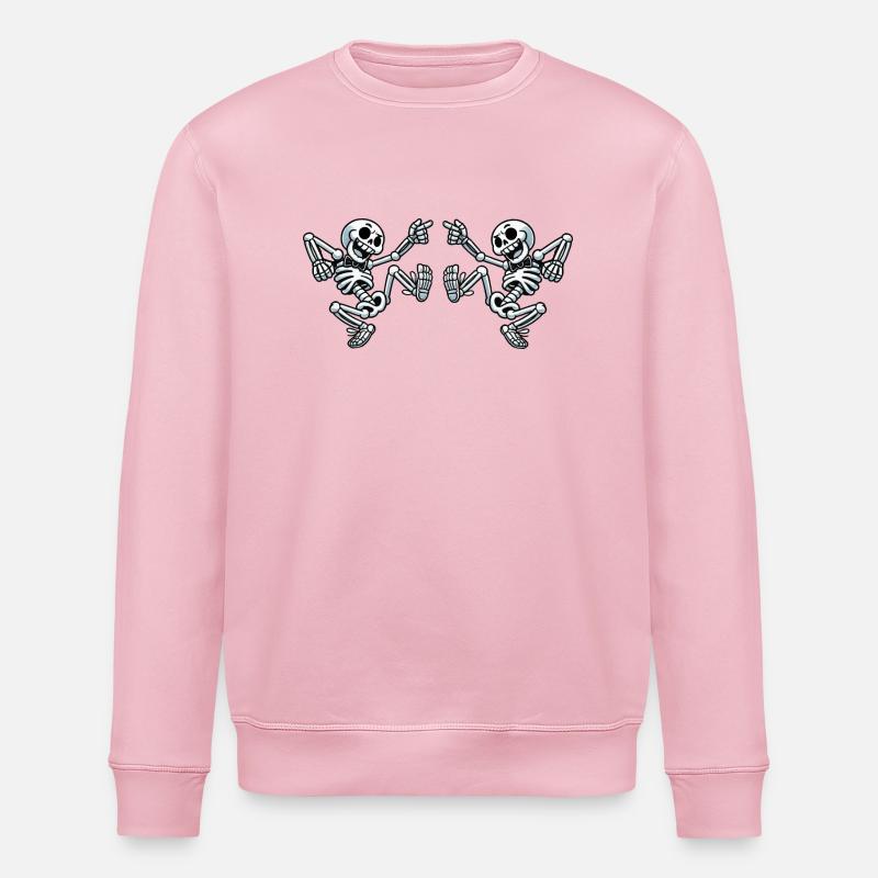 Skull Dancing - Stanley/Stella Unisex Bio-Sweatshirt ROLLER - Hellrosa